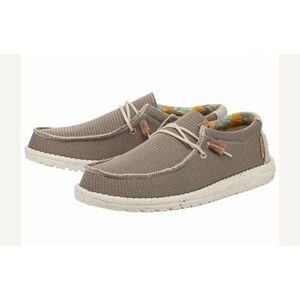 HEY DUDE Desert Brown Wally Eco Sox Shoes-12